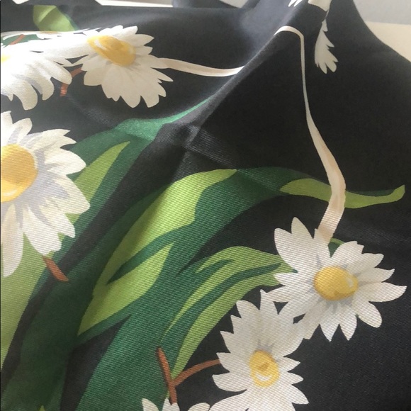 NWT Ann Taylor Silk Mini Square Scarf - Picture 5 of 8